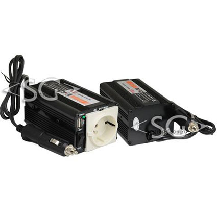 Инвертор Intelligen DC/AC 150W, вход12V, вых. 220V(розетка 220V заземл.) +USB +5V(0.5A)